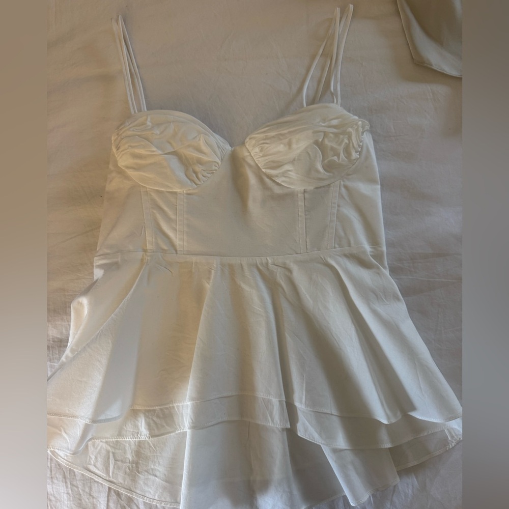 Zara White Summer Tank Size M